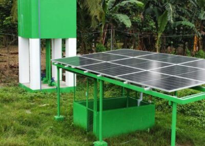 Completed off-grid solar-powered water system by Mount Solar Power Lucena, installed in a rural Quezon area. Mount Solar Power Quezon provides sustainable energy solutions supporting clean water and renewable power access in Lucena and Quezon communities.
